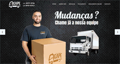 Desktop Screenshot of agapemudancas.com.br